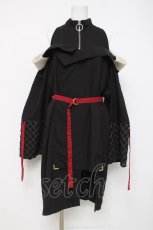 画像1: IRO+IRO / ボタンデザインワンピース  黒 Y-26-04-09-024-LO-OP-AS-ZY (1)