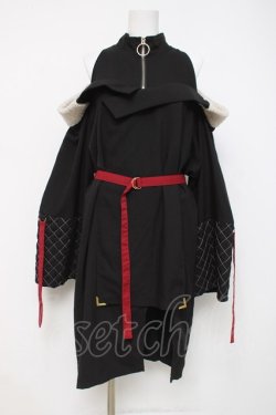 画像1: IRO+IRO / ボタンデザインワンピース  黒 Y-26-04-09-024-LO-OP-AS-ZY