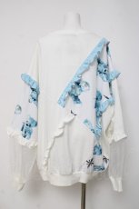 画像3: TRAVAS TOKYO / 切替フリルベアトレーナー  シロ Y-26-04-09-026-PU-TO-SZ-ZY (3)