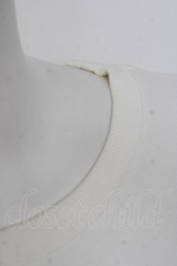 画像4: TRAVAS TOKYO / 切替フリルベアトレーナー  シロ Y-26-04-09-026-PU-TO-SZ-ZY