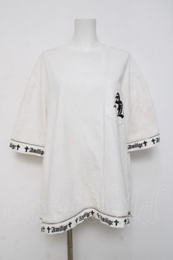 画像1: Amilige / ジップデザインT  白 Y-26-04-09-027-PU-TO-SZ-ZY