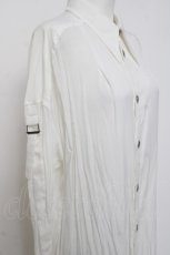 画像2: ALGONQUINS / ロングシャツ  白 Y-26-04-09-028-AL-BL-AS-ZY (2)