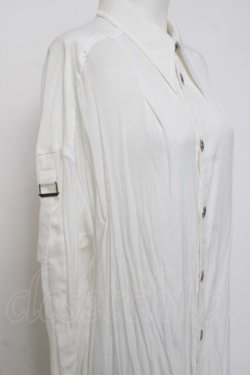 画像2: ALGONQUINS / ロングシャツ  白 Y-26-04-09-028-AL-BL-AS-ZY