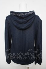 画像2: axes femme / レース配色ZIPパーカー  紺 Y-26-04-11-048-AX-TO-SZ-ZY (2)