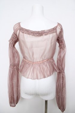 画像2: BALLADEER / オフショルシアートップス M シャンパンピンク Y-26-04-11-050-LO-TO-SZ-ZY