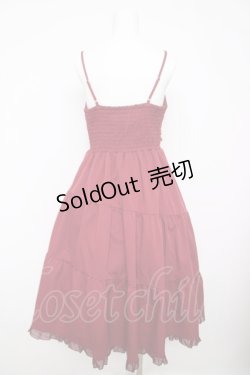 画像2: axes femme / ビッグリボンティアードワンピース  赤 Y-26-04-11-051-AX-OP-SZ-ZY