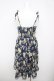 画像2: axes femme / フルーツ柄キャミワンピース  紺 Y-26-04-11-052-AX-OP-SZ-ZY (2)