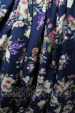 画像3: axes femme / フルーツ柄キャミワンピース  紺 Y-26-04-11-052-AX-OP-SZ-ZY