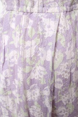 画像3: axes femme / 花ストライプレースワンピース  ラベンダー Y-26-04-11-053-AX-OP-SZ-ZY