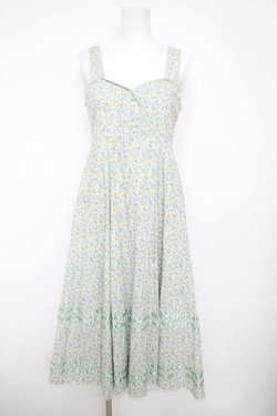 画像1: an another angelus / 小花柄キャミワンピース  ミント Y-26-04-11-060-CA-OP-SZ-ZY