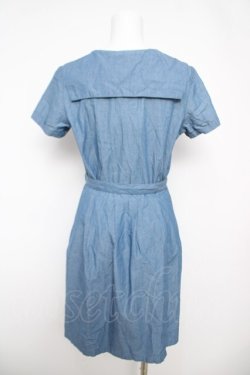 画像2: Fi.n.t / ベルト付きワンピース  サックス Y-26-04-11-061-CA-OP-SZ-ZY