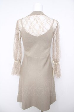 画像2: Bubbles / 重ね着風ワンピース  ベージュ Y-26-04-11-062-CA-OP-SZ-ZY