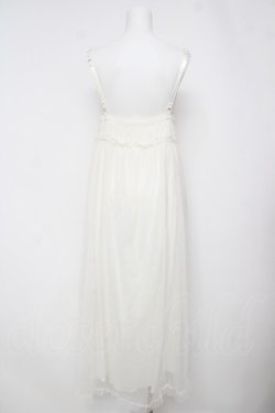 画像2: Ank Rouge / チュール重ねルームウェアワンピース  生成り Y-26-04-11-065-CA-OP-SZ-ZY