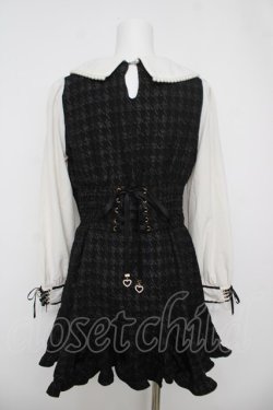 画像2: LIZ LISA / 千鳥ジャガードワンピース  黒 Y-26-04-11-066-LO-OP-SZ-ZY