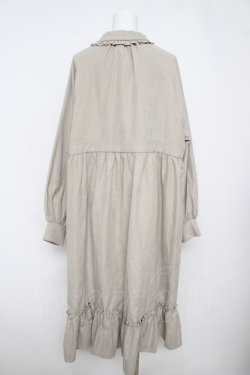 画像2: merry jenny / ピーチリボンフリルカラーワンピース  ベージュ Y-26-04-11-068-LO-OP-SZ-ZY