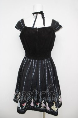 画像2: Secret Honey / オーナメントクリスマスワンピース(ディズニープリンセスVer.)  黒 Y-26-04-11-073-CA-OP-SZ-ZY