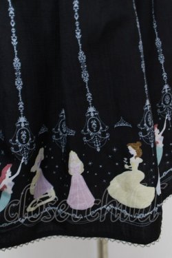 画像3: Secret Honey / オーナメントクリスマスワンピース(ディズニープリンセスVer.)  黒 Y-26-04-11-073-CA-OP-SZ-ZY