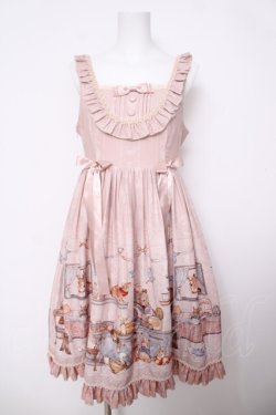 画像1: Sweety / アニーの朝食ジャンパースカート M ピンク Y-26-04-11-080-LO-OP-SZ-ZY