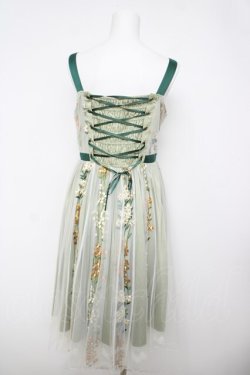 画像2: Zeeye / Monica′s Garden ジャンパースカート M グリーン Y-26-04-11-081-LO-OP-SZ-ZY