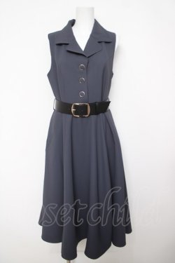 画像1: an another angelus / ベルト付き開衿ジレワンピース F グレー Y-26-04-11-082-CA-OP-SZ-ZY