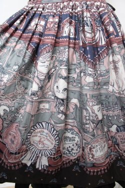 画像4: ALICE and the PIRATES / マダムブランシェの不思議な百貨店柄ジャンパースカートセット  ネイビー Y-26-04-11-083-PA-OP-SZ-ZY