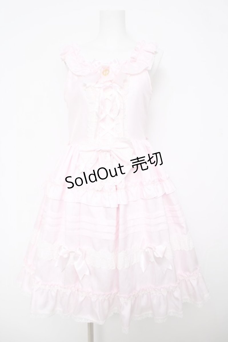 画像1: BABY,THE STARS SHINE BRIGHT / Rose Princessジャンパースカート  ピンク Y-26-04-11-084-AP-OP-SZ-ZY (1)