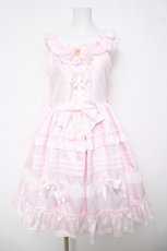 画像1: BABY,THE STARS SHINE BRIGHT / Rose Princessジャンパースカート  ピンク Y-26-04-11-084-AP-OP-SZ-ZY (1)