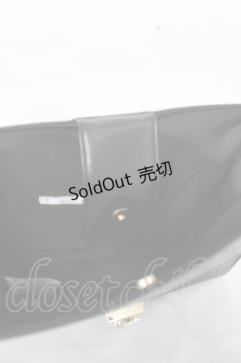 画像3: axes femme POETIQUE / レースアップサッチェルバッグ  黒 Y-26-04-11-010-AX-BG-SZ-ZY (3)