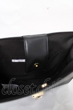 画像3: axes femme POETIQUE / レースアップサッチェルバッグ  黒 Y-26-04-11-010-AX-BG-SZ-ZY