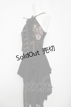 画像4: Ozz Croce / フリル付きビスチェ  黒 Y-26-04-11-089-OO-OP-AS-ZY