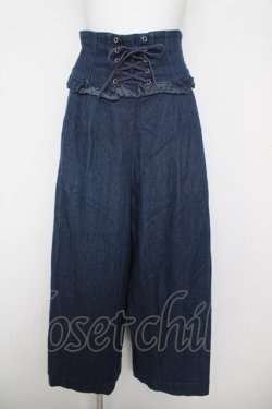 画像1: Honey Cinnamon / デニムワンドパンツ  インディゴ Y-26-04-11-091-LO-PA-SZ-ZY