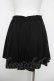 画像2: axes femme / お家刺プリーツキュロット  黒 Y-26-04-11-093-AX-PA-SZ-ZY (2)