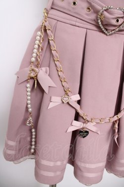 画像3: LIZ LISA / デコラチェーンベルトスカート  ピンク Y-26-04-11-102-LO-SK-SZ-ZY