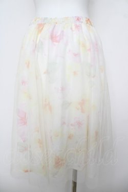 画像2: LIZ LISA / 花柄チュール重ねスカート  生成り Y-26-04-11-106-LO-SK-SZ-ZY