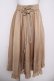画像1: E hyphen world gallery / フリルスカート  ベージュ Y-26-04-11-107-LO-SK-SZ-ZY (1)