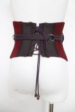 画像2: Ozz oneste / タッセル付きコルセット  エンジ Y-26-04-11-114-OO-TO-SZ-ZY (2)