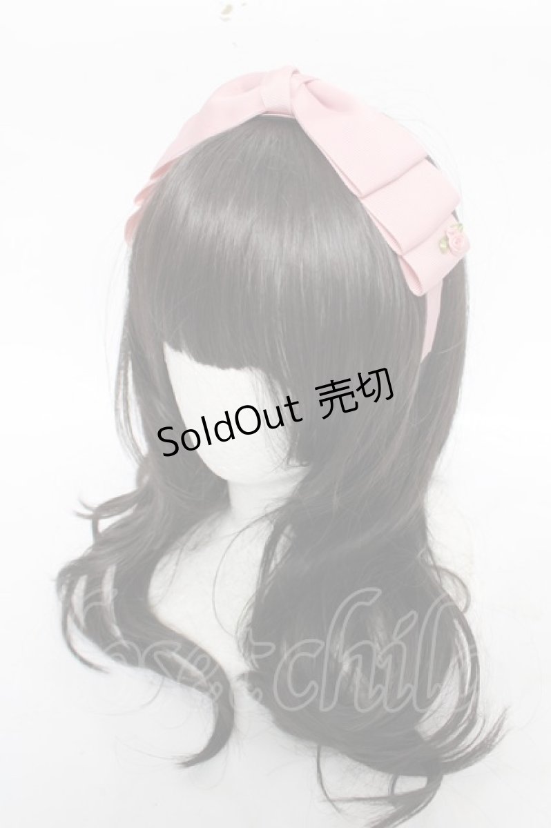 画像1: ｍ petit by misako / AM*NIリボンカチューシャ  ピンク Y-26-04-11-013-LO-AC-SZ-ZY (1)