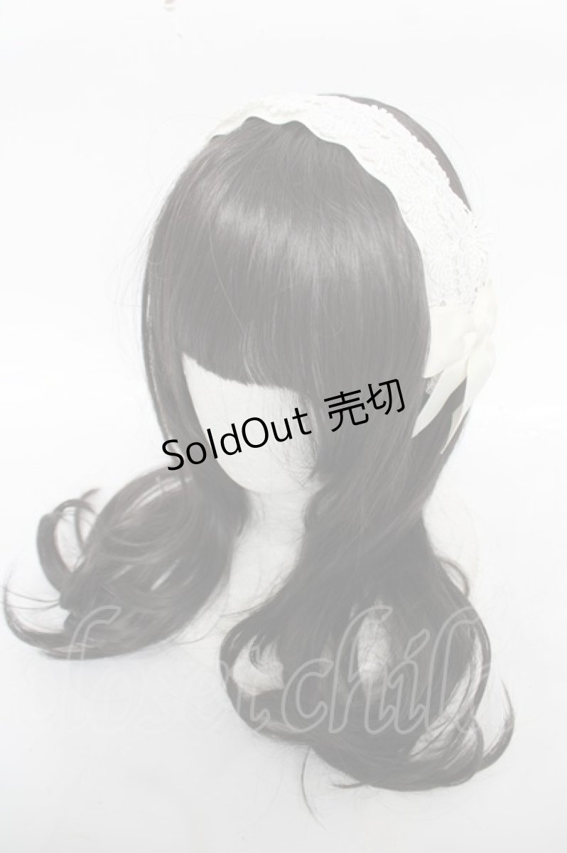 画像1: m petit by misako / TT*AMレースカチューシャ  生成り Y-26-04-11-014-LO-AC-SZ-ZY (1)