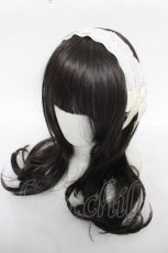 画像1: m petit by misako / TT*AMレースカチューシャ  生成り Y-26-04-11-014-LO-AC-SZ-ZY (1)
