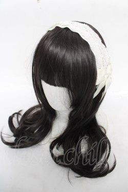 画像1: m petit by misako / TT*AMレースカチューシャ  生成り Y-26-04-11-014-LO-AC-SZ-ZY