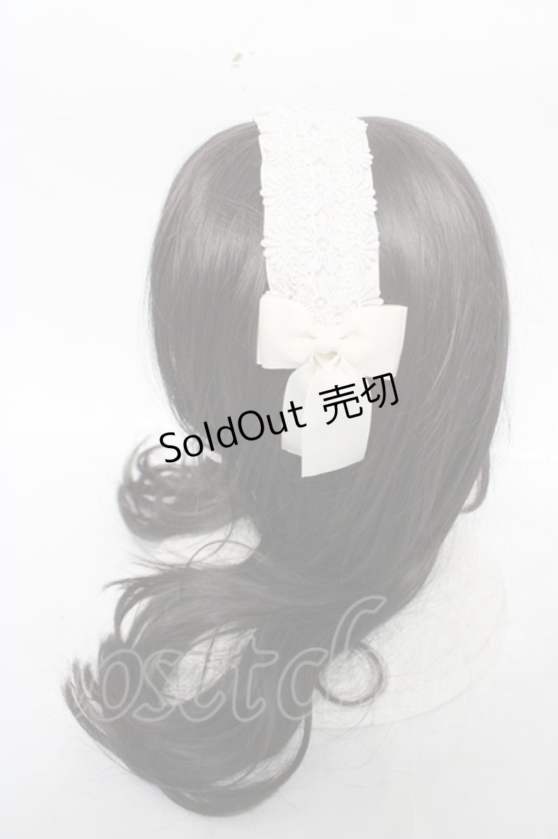 画像2: m petit by misako / TT*AMレースカチューシャ  生成り Y-26-04-11-014-LO-AC-SZ-ZY (2)