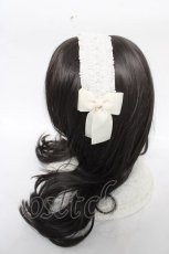画像2: m petit by misako / TT*AMレースカチューシャ  生成り Y-26-04-11-014-LO-AC-SZ-ZY (2)
