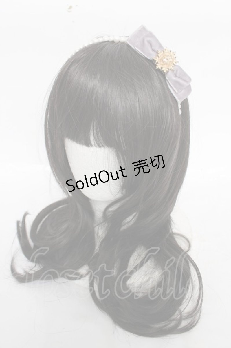 画像1: axes femme / スノービジューカチューシャ  白 Y-26-04-11-015-AX-AC-SZ-ZY (1)