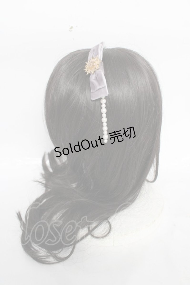 画像2: axes femme / スノービジューカチューシャ  白 Y-26-04-11-015-AX-AC-SZ-ZY (2)