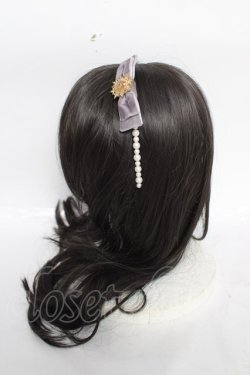 画像2: axes femme / スノービジューカチューシャ  白 Y-26-04-11-015-AX-AC-SZ-ZY