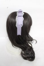 画像3: axes femme kawaii / レースリボンカチューシャ  ラベンダー Y-26-04-11-017-AX-AC-SZ-ZY (3)