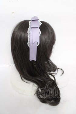 画像3: axes femme kawaii / レースリボンカチューシャ  ラベンダー Y-26-04-11-017-AX-AC-SZ-ZY