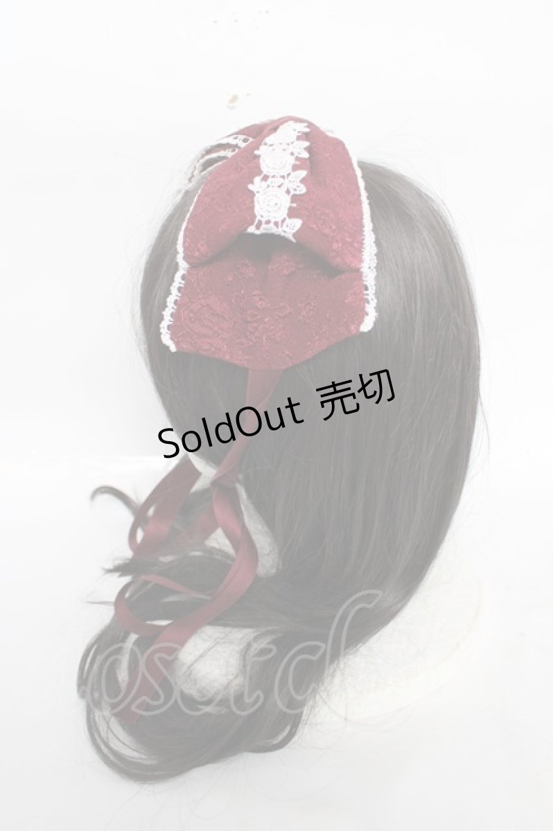 画像2: axes femme kawaii / レディローズヘッドドレス  ワイン Y-26-04-11-020-AX-AC-SZ-ZY (2)