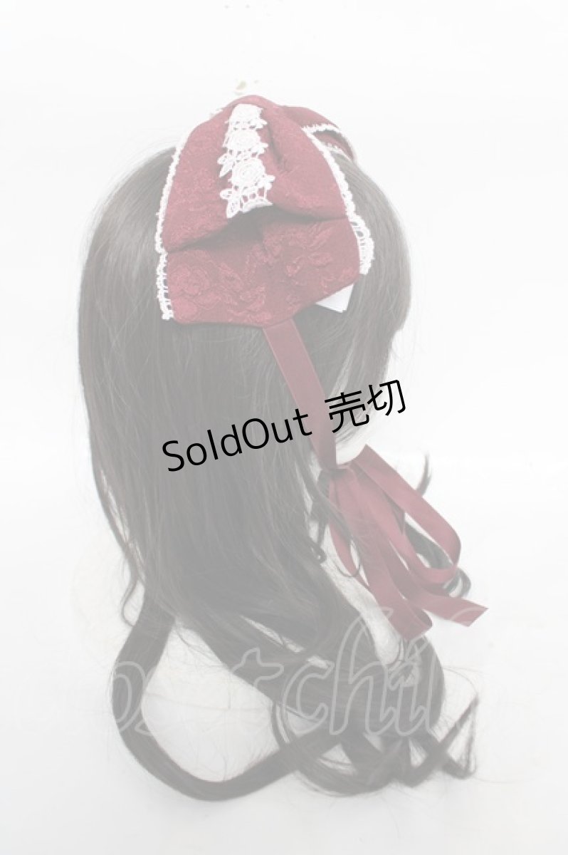 画像3: axes femme kawaii / レディローズヘッドドレス  ワイン Y-26-04-11-020-AX-AC-SZ-ZY (3)