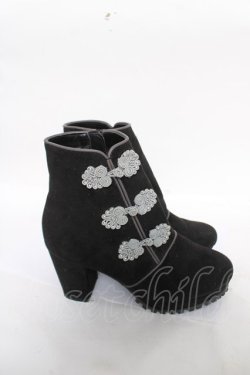 画像4: axes femme POETIQUE / チャイナ釦ブーツ S 黒 Y-26-04-11-021-AX-SH-SZ-ZY